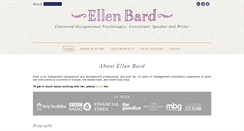 Desktop Screenshot of ellenbard.com